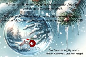 Frohe Weihnachten und einen guten Rutsch